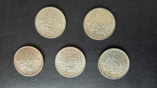Pieces francs argent - 5,