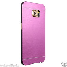 Coque Rose Alu Contour Noir