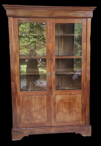Ancienne bibliothèque vitrine - ancienne,