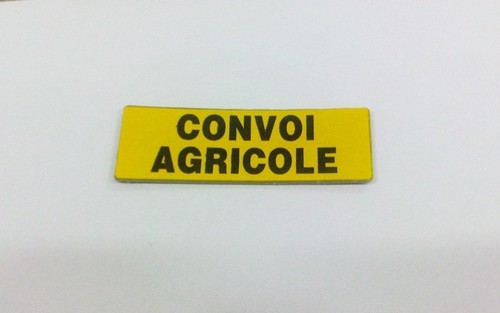 Panneau convoi agricole court - panneau,