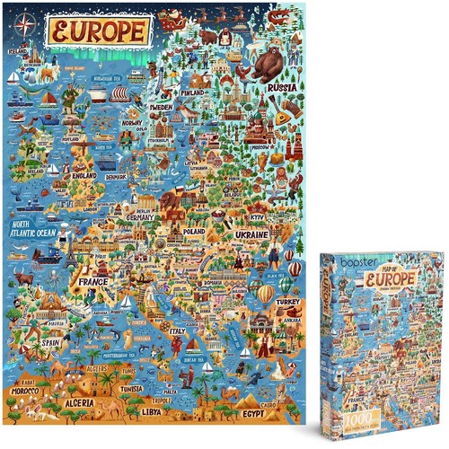 Carte europe illustrées - de,