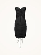 Wolford Fatal Draping Robe Jupe Ajustable Tunnelzüge Variable Polyvalent