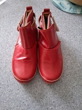 mocassin montant rouge "P -36"