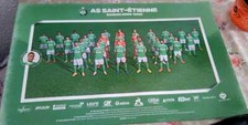 POSTER   LES VERTS effectif de la saison 2020/2021  ASSE ;SAINT ETIENNE 