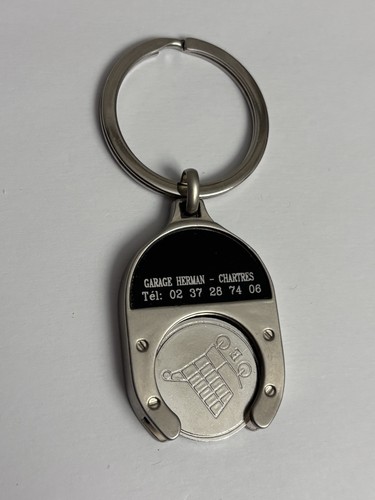Porte clé metal jeton - metal,