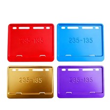 Cadre plaque d'immatriculation moto pour plaques Philippines et facile à monter