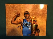 Jason Terry Signed Dallas Mavericks 8x10 Photo NBA Champion