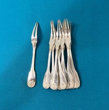 12 fourchettes à escargots CHRISTOFLE modèle COQUILLES VENDOME métal argenté