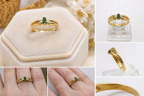 Bague jaune 18k 750 - 18k,