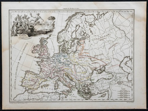 1812 europe ancienne carte - 1812,