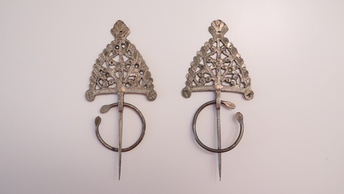 Ancienne paire fibules - ancienne, de