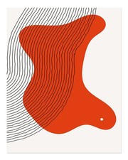 Art mural minimaliste abstrait