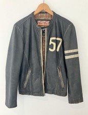 Blouson cuir chevignon racing - blouson,