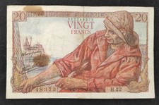 France billet francs - 20,
