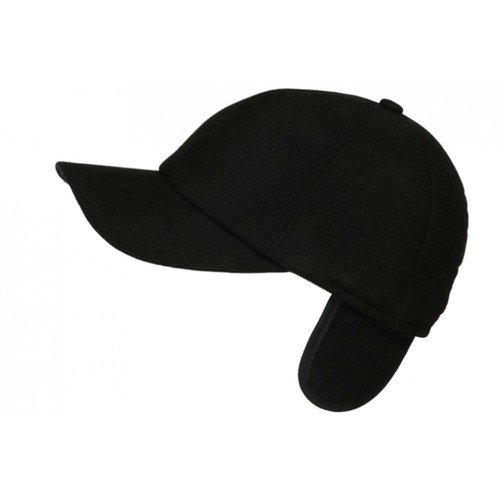 Casquette cache oreille noire - oreille,