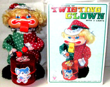AUTOMATE A PILES - TWISTING CLOWN TAMBOUR -TRADE MARK - VIDEO - MADE IN TAIWAN