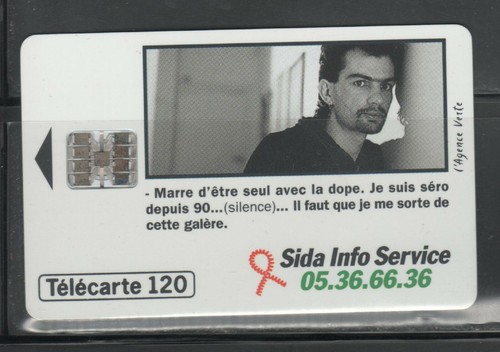 Télécarte 120 sida info - tÉlÉcarte,
