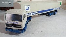 NZG camion Mercedes SK + remorque 1/50 TRUCK LKW trailer no box conrad tekno joa