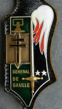 GENERAL DE GAULLE, ESM St CYR, PROMOTION, GRAVÉ, SUR CUIR - DRAGO PARIS 2294