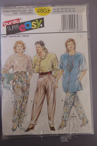 Patron pantalon burda - pantalon, n°