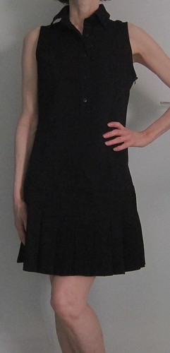 Robe saharienne coton noir - coton,
