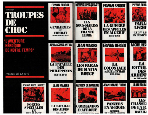 Depliant collection troupes - collection, "troupes