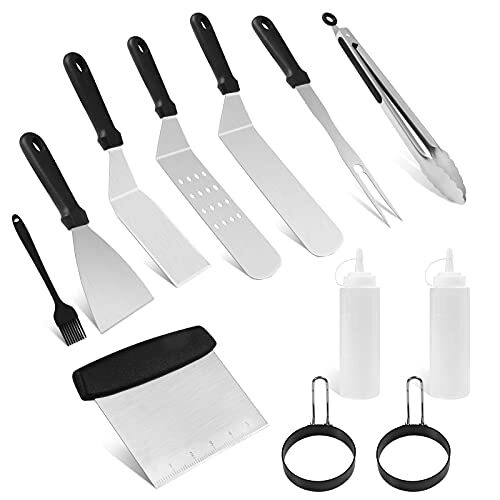 Kit spatule barbecue 12pièces - barbecue,