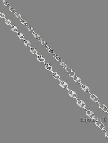 Chaîne maille marine agrafé - maille,