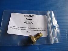 Vis TH de couvercle de pompe à huile pour Peugeot Boxer I