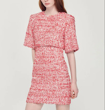 Sandro Paris Robe Femme Rouge