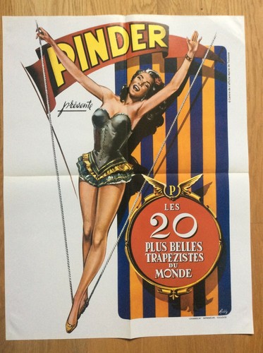 Affiche cirque pinder jean - cirque,