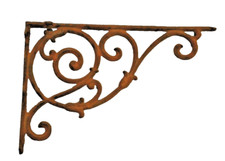 équerres en fonte / supports pour étagère (la paire)