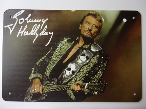 Johnny hallyday signé - johnny,