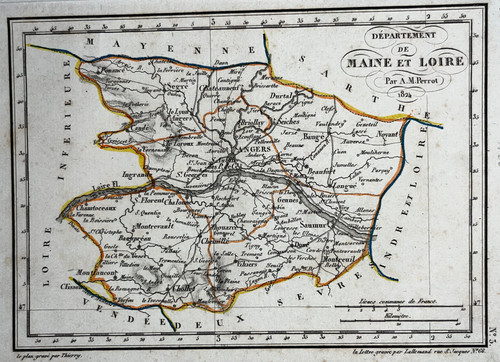 Carte departement maine - carte,