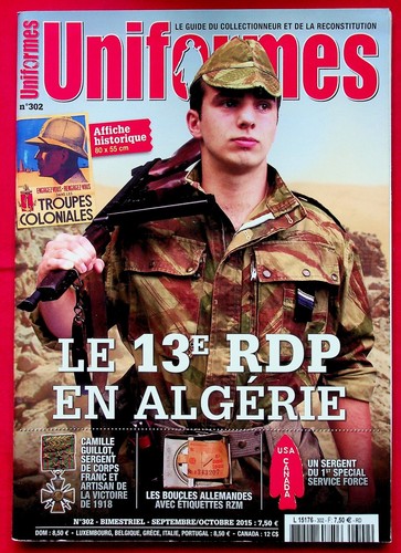 Uniformes 302 le 13e rdp - 302,
