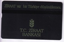 ASIE TELECARTE / PHONECARD .. TURQUIE 30U L&G 910C INV. V° ZIRAAT 1989 TBE