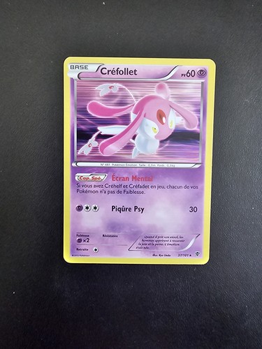 Carte pokemon crefollet 101 - carte,