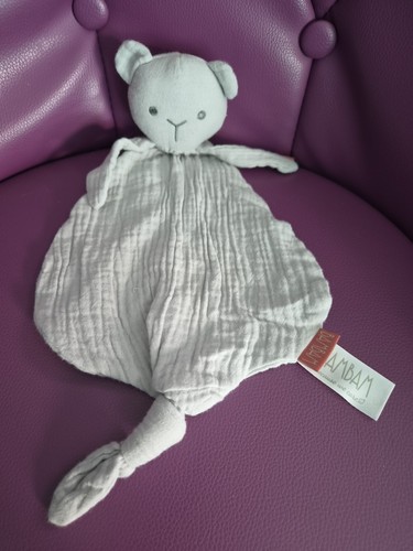 Doudou ours bio bambam - doudou,
