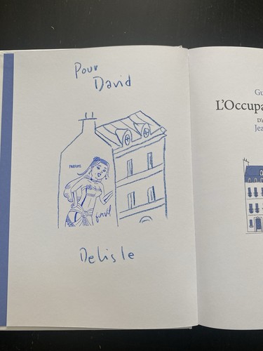Dedicace guy delisle - bd,