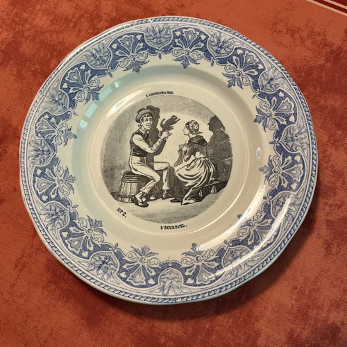 Lot assiettes parlantes - lot,
