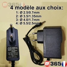 12V 1A 1000mA UE Plug Chargeur AC 100-240V À DC 12V 1A Adaptateur alimentation
