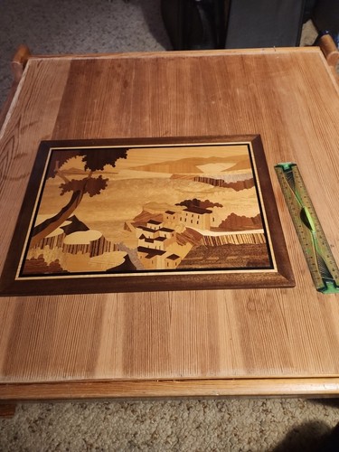 Tres joli tableau bois - tableau, "