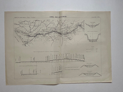 Carte canal des - du,