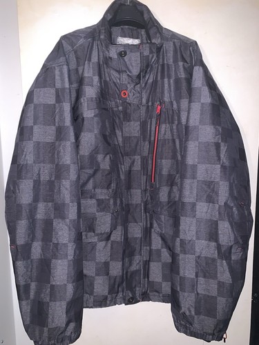 Grosse parka homme damier - a,
