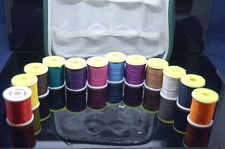 12x Grandes Bobine de Fil, Thread, Multicolore, Sac de Protection en Plastique