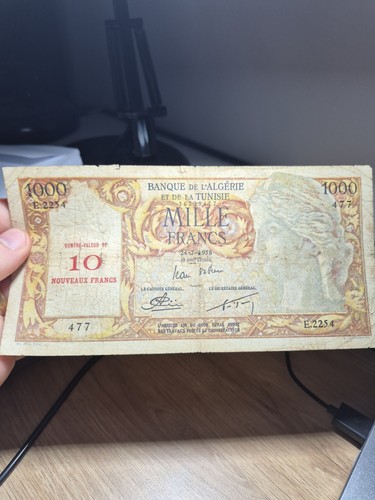 243 banknote billet algérie - banknote,