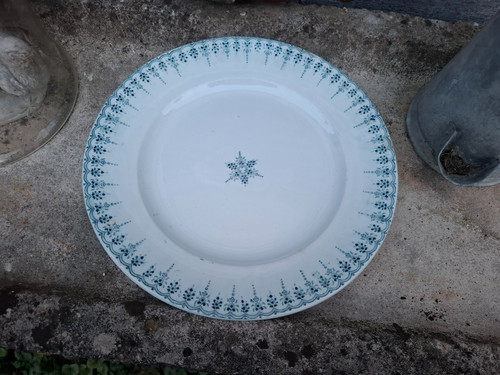 Ancien plat amand modèle - plat,