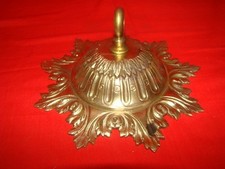pavillon cache-piton  en bronze pour lustre diamètre : 21 cm