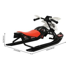 LUGE INCROYABLE AVEC VOLANT DE DIRECTION ET SKIS LIVRAISON GRATUITE