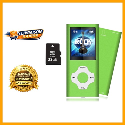32go lecteur mp3 portable - 32go, mp3,